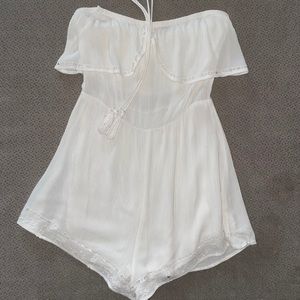 Lush Romper (White Strapless or Halter)